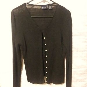 HILLARD & HANSON sweater. Size medium. Black. Lightweight.